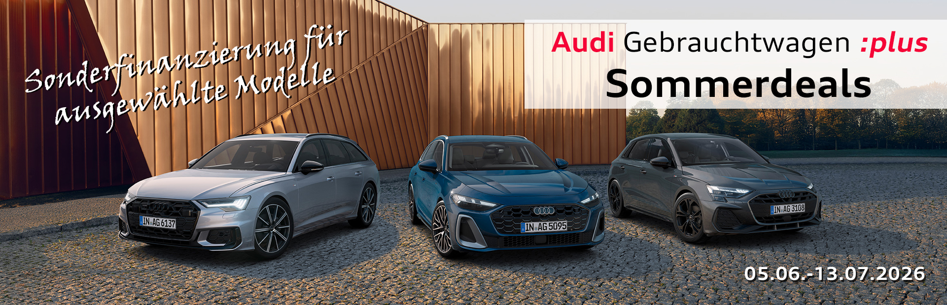 Audi Gebrauchtwagen :plus Sommerdeals - Finanzierung